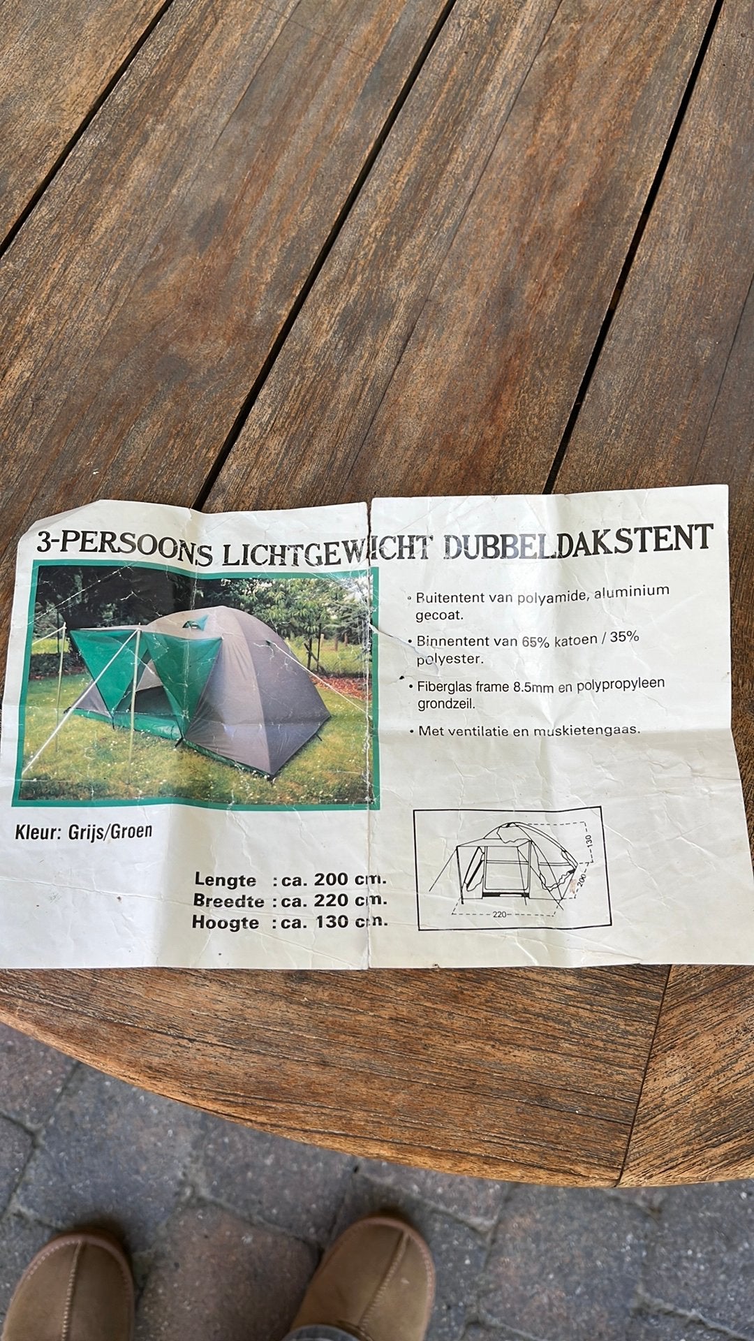 Leuke tent in hele goede staat, Ophalen of Verzenden, Tot en met 3