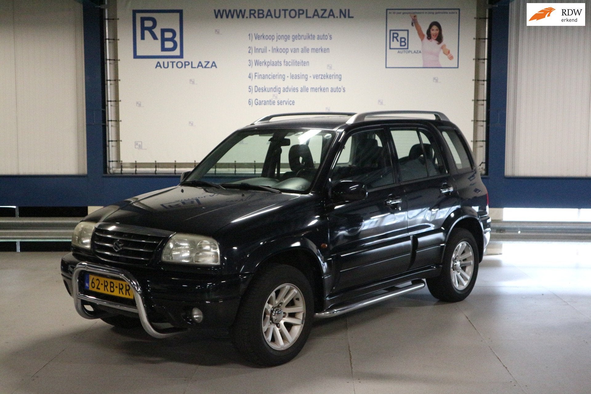 Suzuki Grand Vitara 2.0 / 1è EIGENAAR / NAP / 4x4 / UNIEK !, Auto's, 1330 kg, Grand Vitara, Zwart, Bedrijf