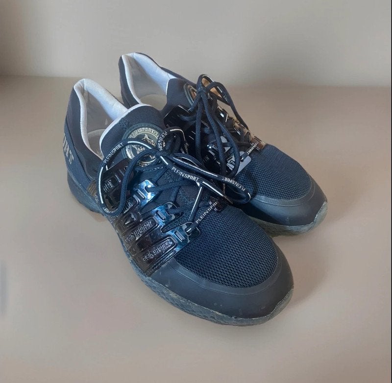 Stijlvolle Philipp Plein Sport Sneakers – donkerblauw – Maat, Ophalen of Verzenden, Gedragen, Blauw, Philipp Plein