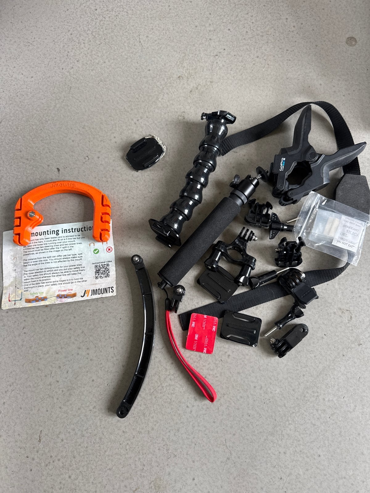 GoPro Kitesurf Line Mount + Accessoires, Ophalen of Verzenden, Gebruikt, GoPro