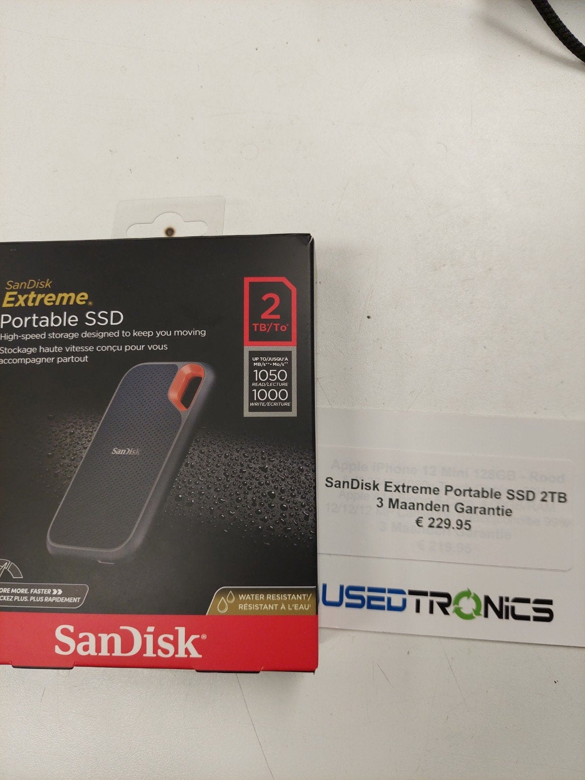 SanDisk Extreme Portable SSD 2TB - Nieuw in doos, Computers en Software, 2TB, Server, SSD, Nieuw