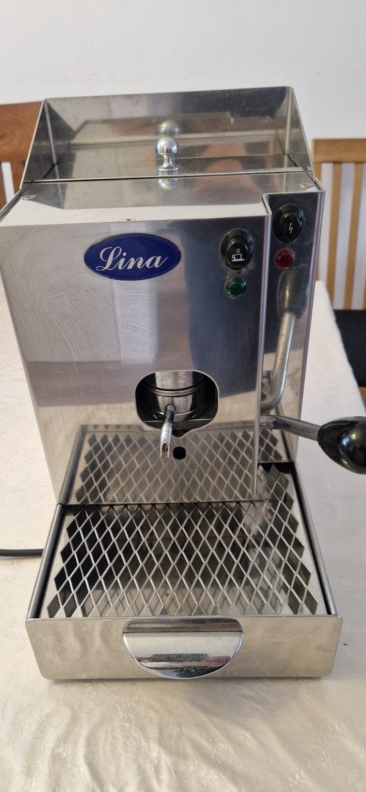 Lina Espresso Apparaat - RVS, Ophalen, Gebruikt, Espresso apparaat, 1 kopje