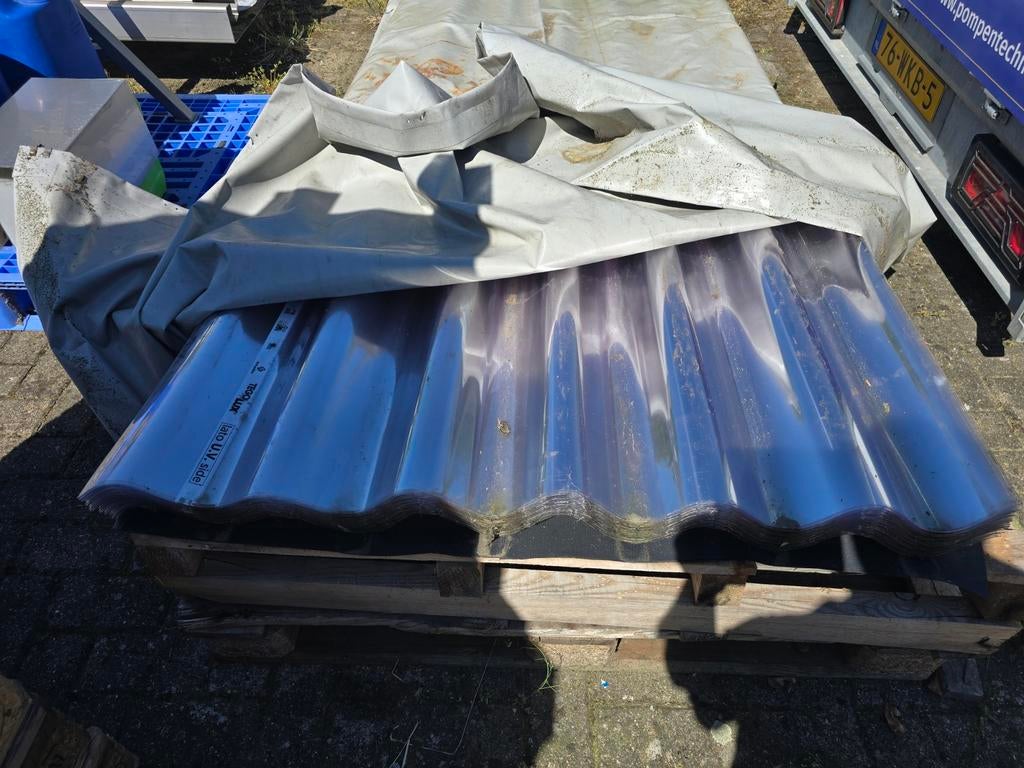 58x B-keus Polycarbonaat Golfplaten - 51mm hoog, 3.67m lang, Ophalen