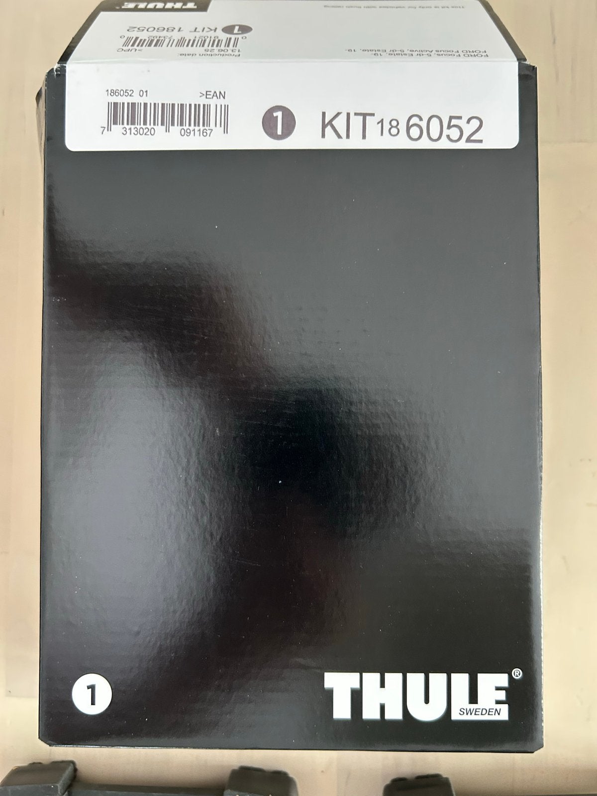 Thule Kit 186052 voor dakdragers (1x keer gebruikt), Auto diversen, Dakdragers, Ophalen of Verzenden, Zo goed als nieuw