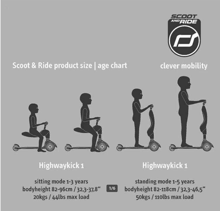 Scoot and Ride – Highwaykick 1- diverse kleuren + gratis ve, Kinderen en Baby's, Speelgoed | Buiten | Voertuigen en Loopfietsen
