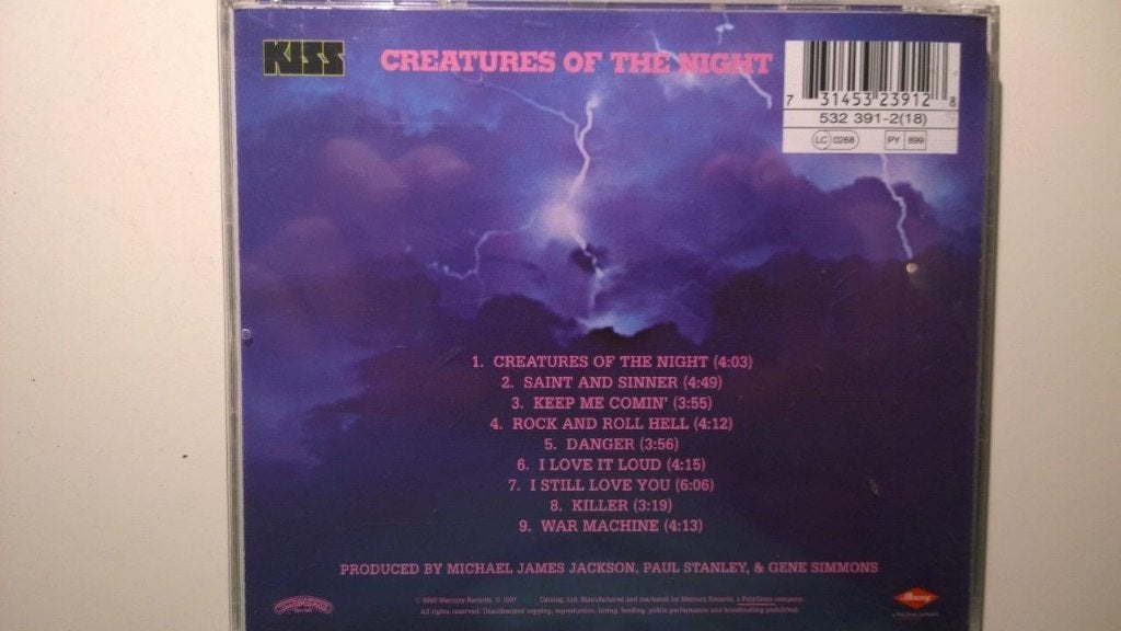 Kiss - Creatures Of The Night, Cd's en Dvd's, Ophalen of Verzenden, Zo goed als nieuw, Album