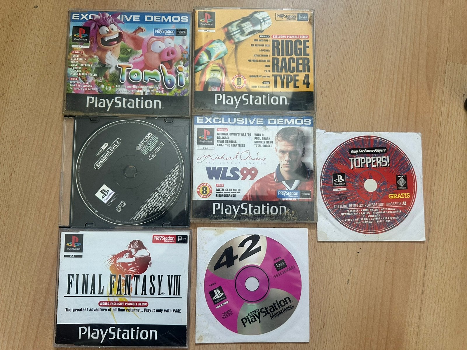 Lotje Playstation 1 Demo’s waaronder Tombi & Final Fantasy!, 1 speler, Ophalen of Verzenden, Zo goed als nieuw, Role Playing Game (Rpg)
