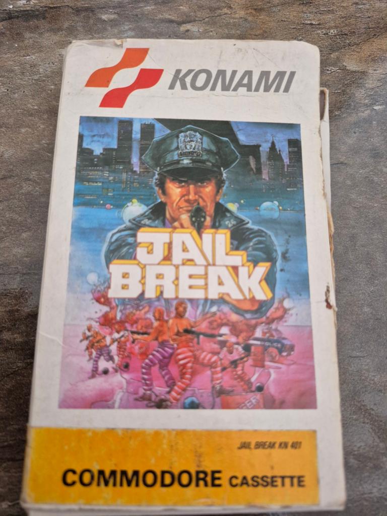 Jail Break - Commodore 64 C64 Cassette Game Konami, Avontuur en Actie, Gebruikt, 1 speler, Ophalen of Verzenden