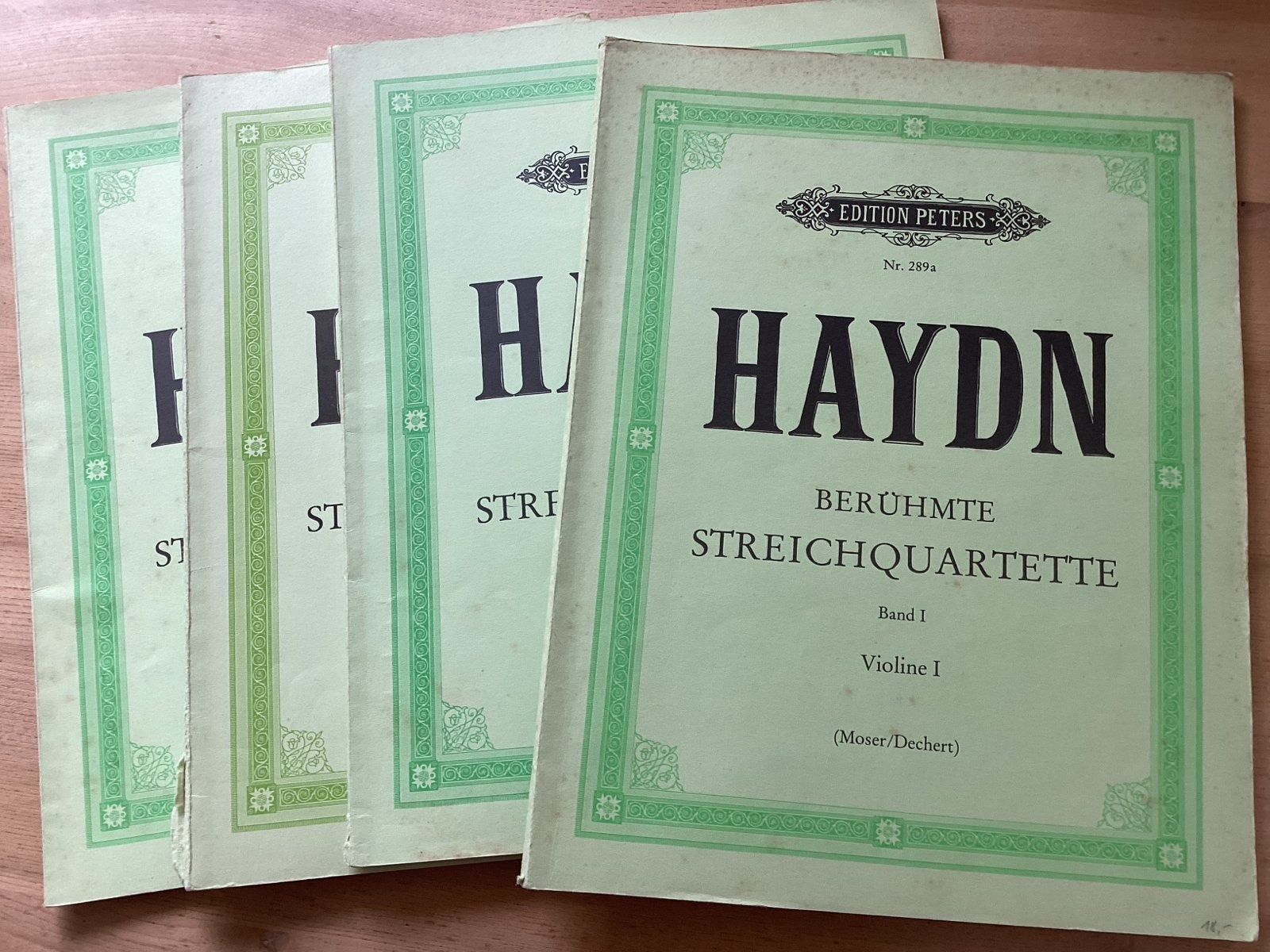 Haydn Strijkkwart- Edition Peters (Band I, Vi1,2, alt,cello, Klassiek, Nieuw, Thema, Overige instrumenten