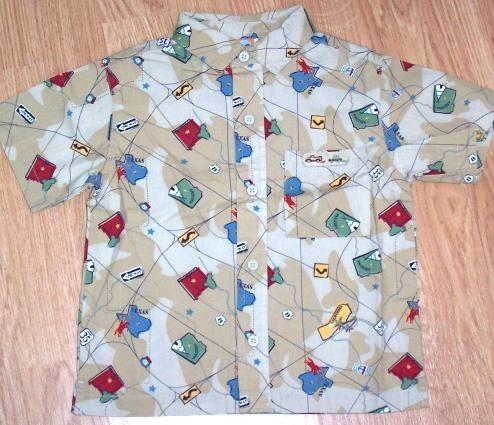 Lichtbruin Gymboree overhemd maat 86 *NIEUW* (1472) a, Kinderen en Baby's, Babykleding | Maat 86, Gymboree, Nieuw, Ophalen of Verzenden