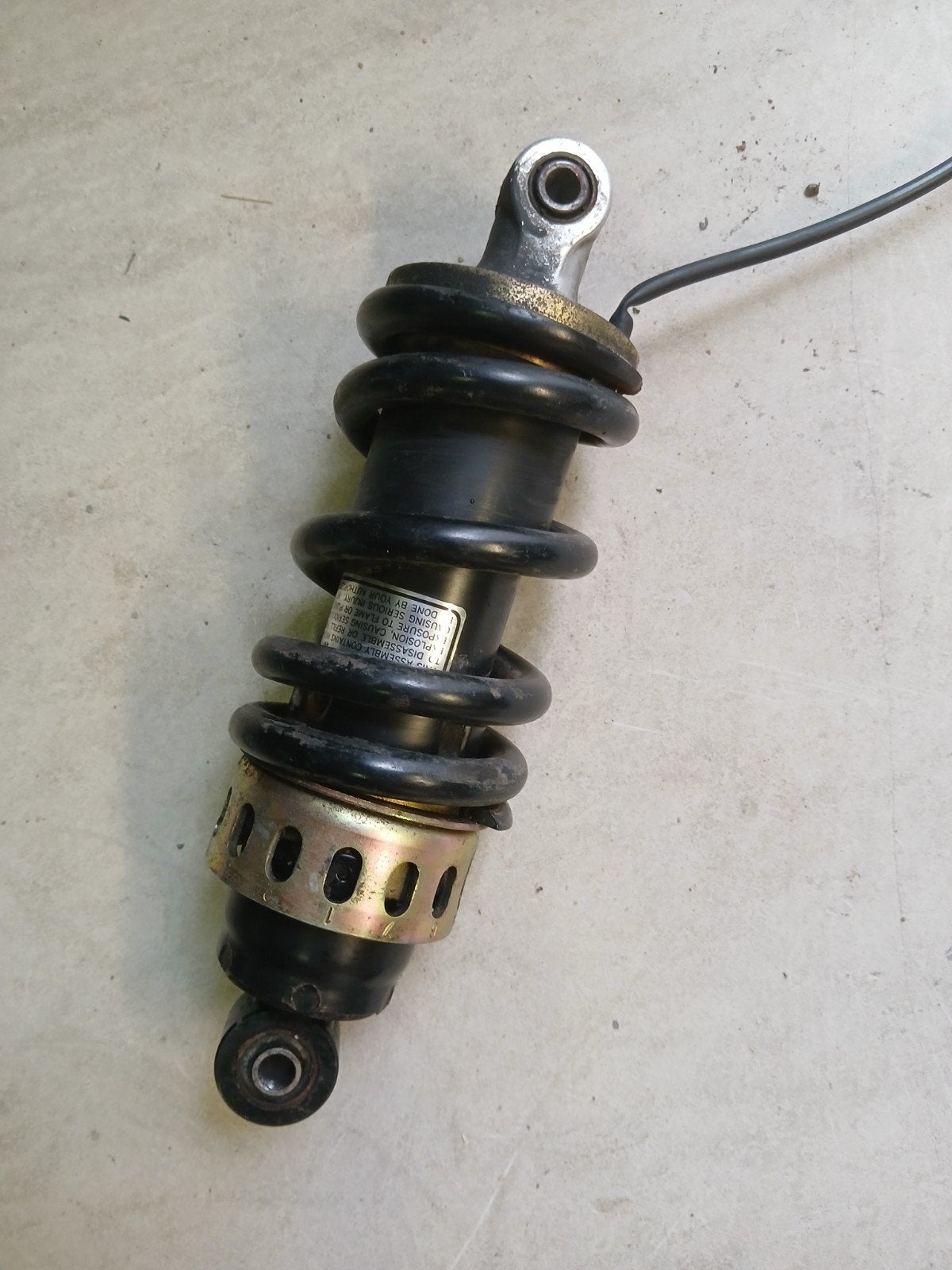 originele achterveer veer honda shadow VT600 (1988), Motoren, Onderdelen | Honda, Ophalen of Verzenden, Gebruikt