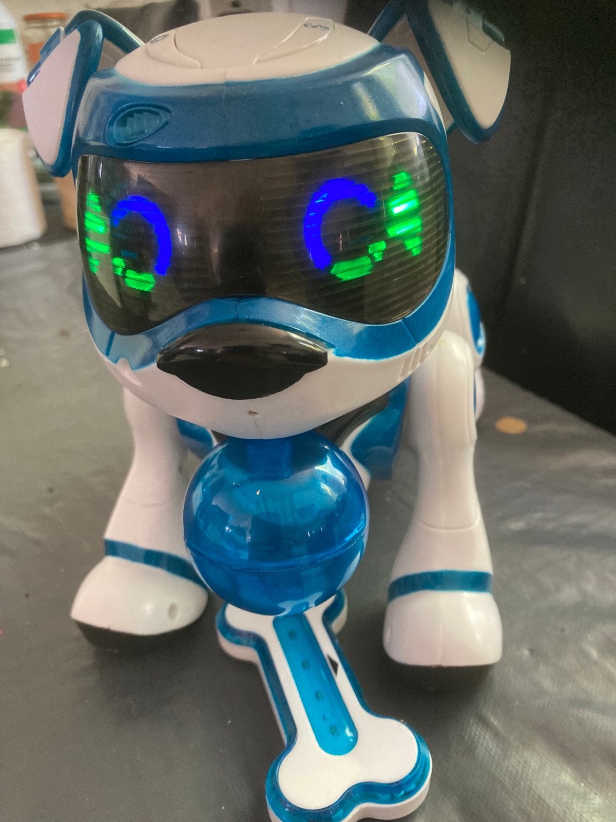 Interactieve Robot Hond Speelgoed - Wit/Blauw, Ophalen of Verzenden, Gebruikt, Jongen of Meisje