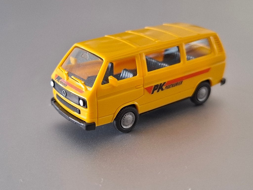 1:87 Volkswagen VW T3 geel Herpa € 5, Hobby en Vrije tijd, Verzenden, Zo goed als nieuw, Auto, Herpa