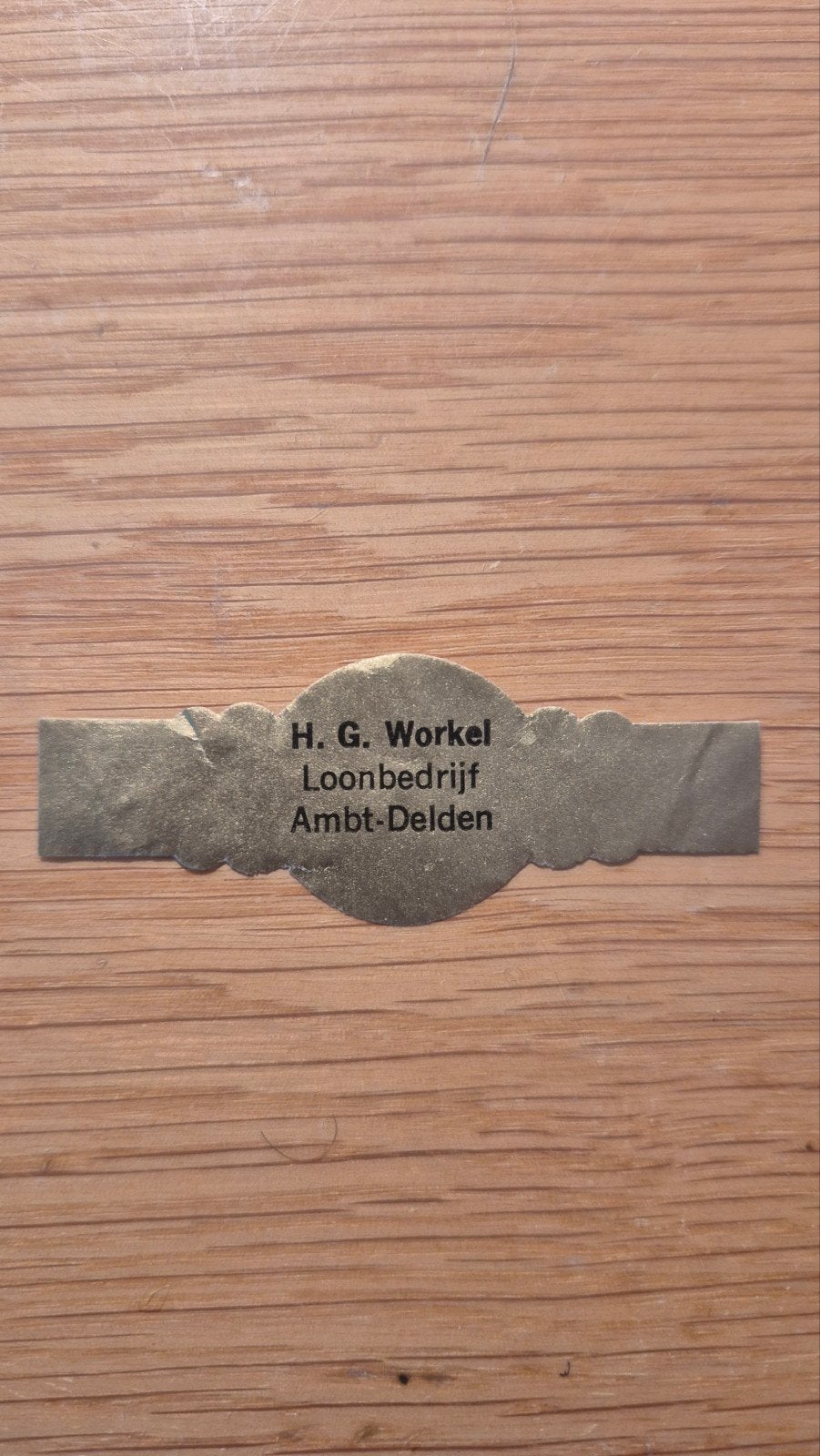 Sigarenbanden Ambt Delden, Ophalen, Zo goed als nieuw, Sigarenbandjes