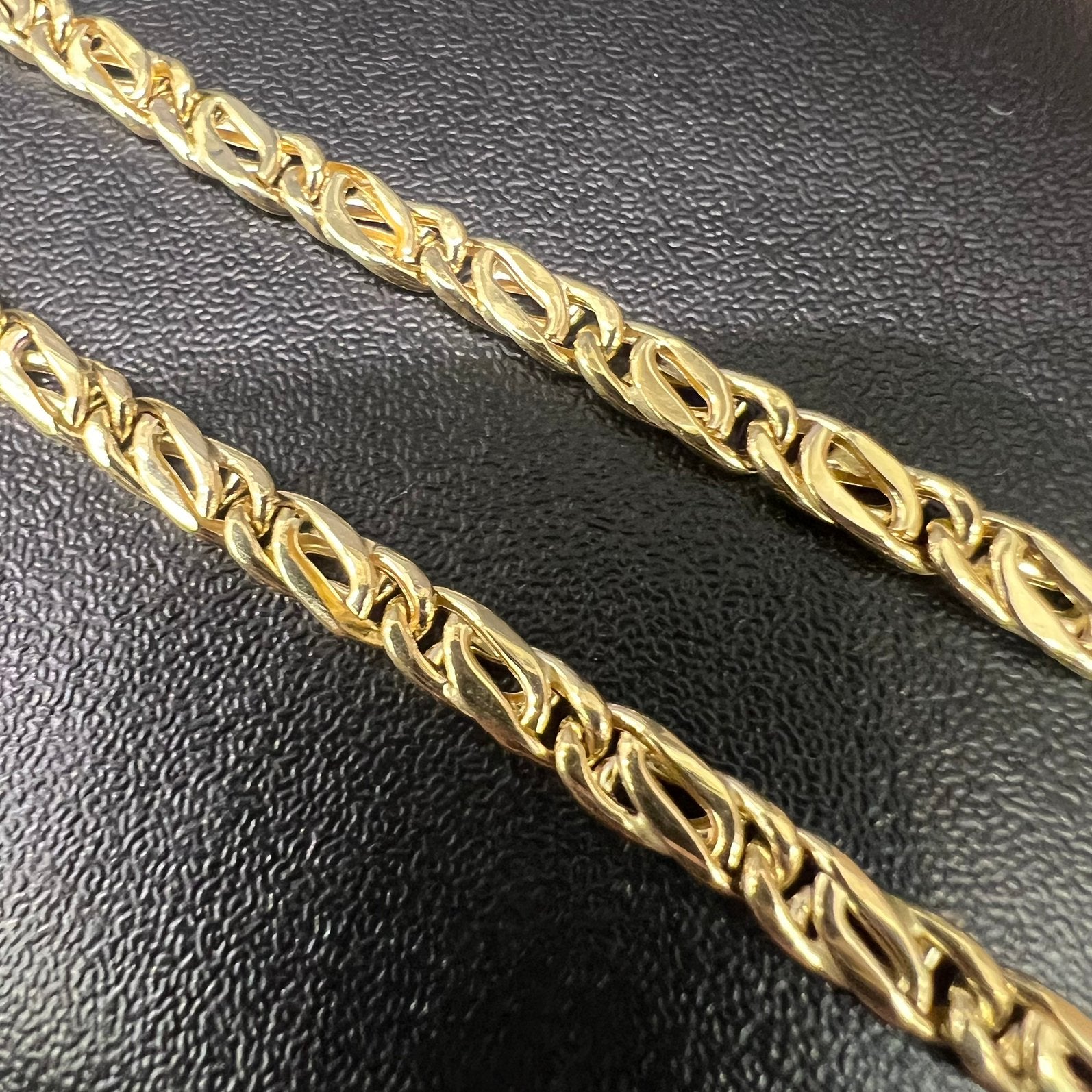 14k gouden valkenoog schakel prachtig model, Ophalen of Verzenden, Nieuw, Goud