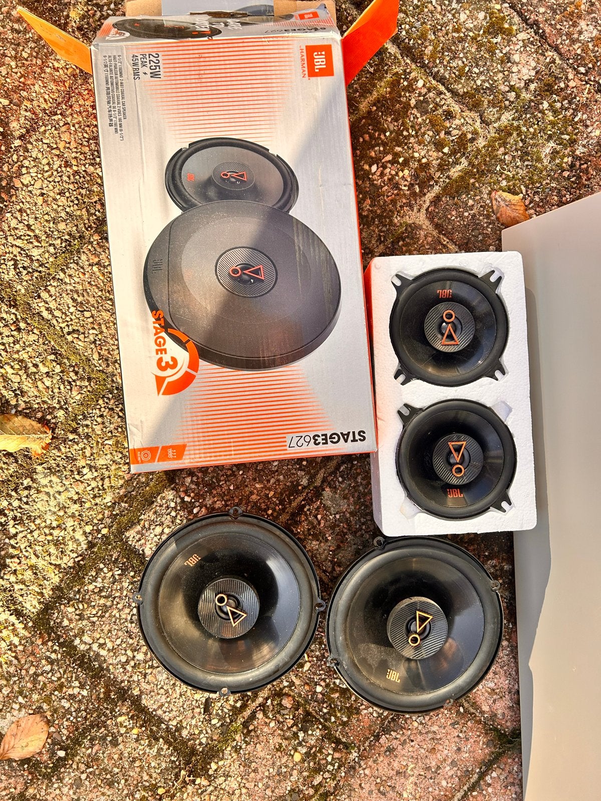 JBL Stage3 627 Coaxiale Autoluidsprekers - 225W Peak, Ophalen, Gebruikt