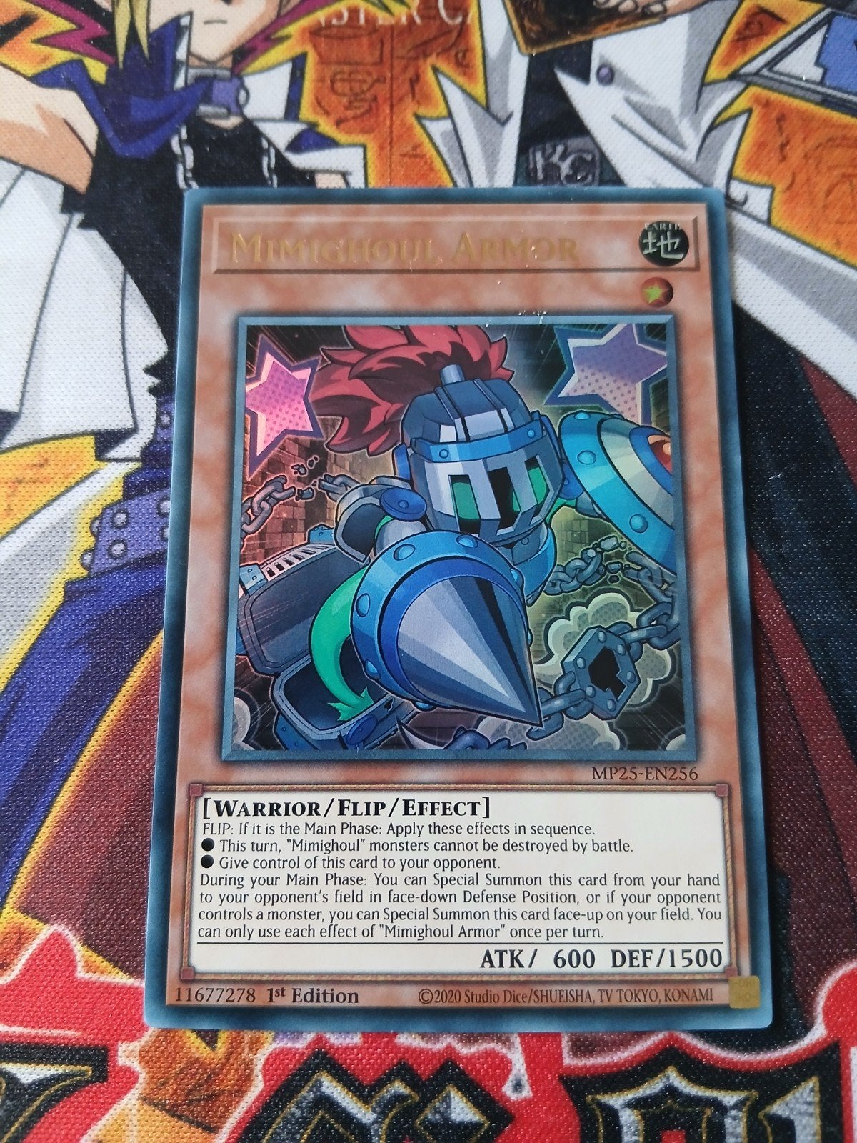 Mimighoul Armor - Ultra Rare MP25 - Yu-Gi-Oh, Ophalen of Verzenden, Zo goed als nieuw, Foil