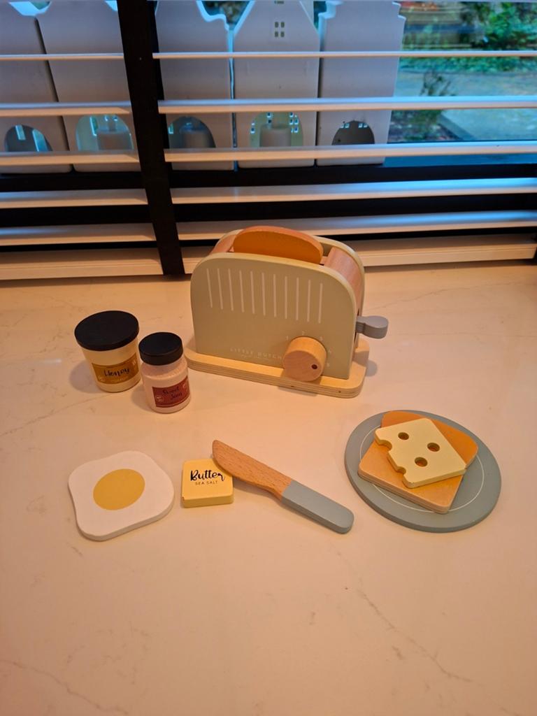 Little Dutch Houten Broodrooster Set, Kinderen en Baby's, Speelgoed | Houten speelgoed, Ophalen of Verzenden, Zo goed als nieuw