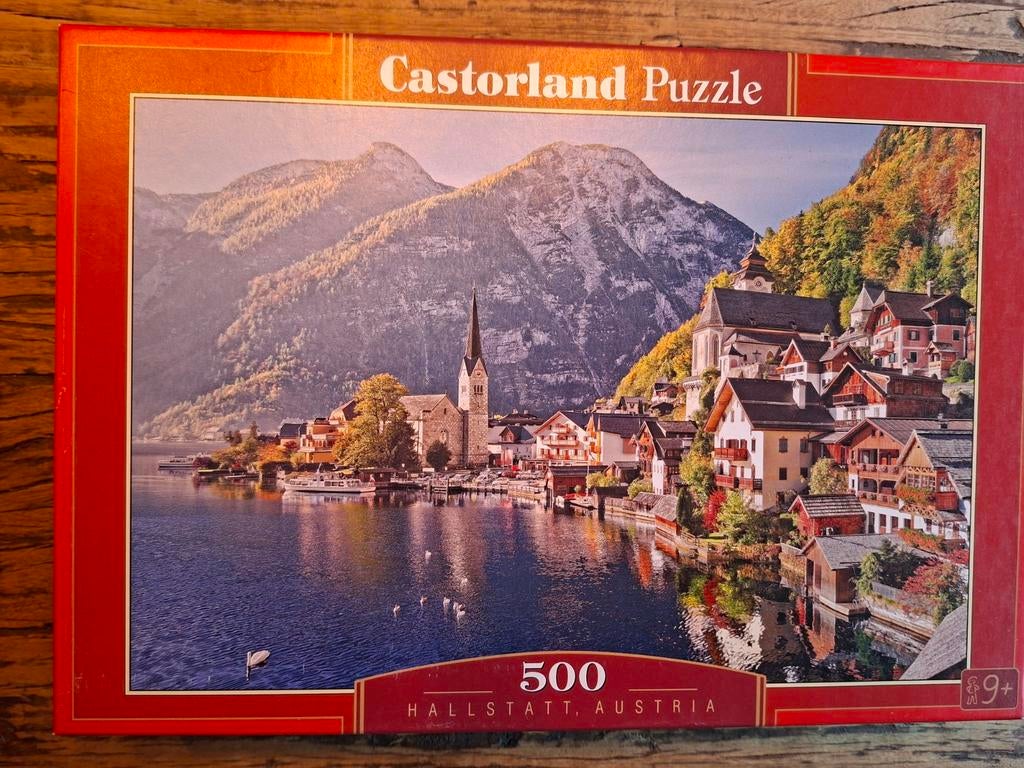Castorland Legpuzzel 500 stukjes Hallstatt, Oostenrijk, Hobby en Vrije tijd, Denksport en Puzzels, Ophalen of Verzenden, 500 t/m 1500 stukjes