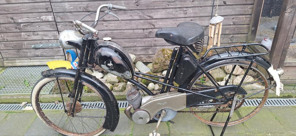 Te Koop. Kaptein S3. Bouwjaar 1955., Fietsen en Brommers, Brommers | Oldtimers, Maximaal 45 km/u, 1 versnellingen, 50 cc, Ophalen