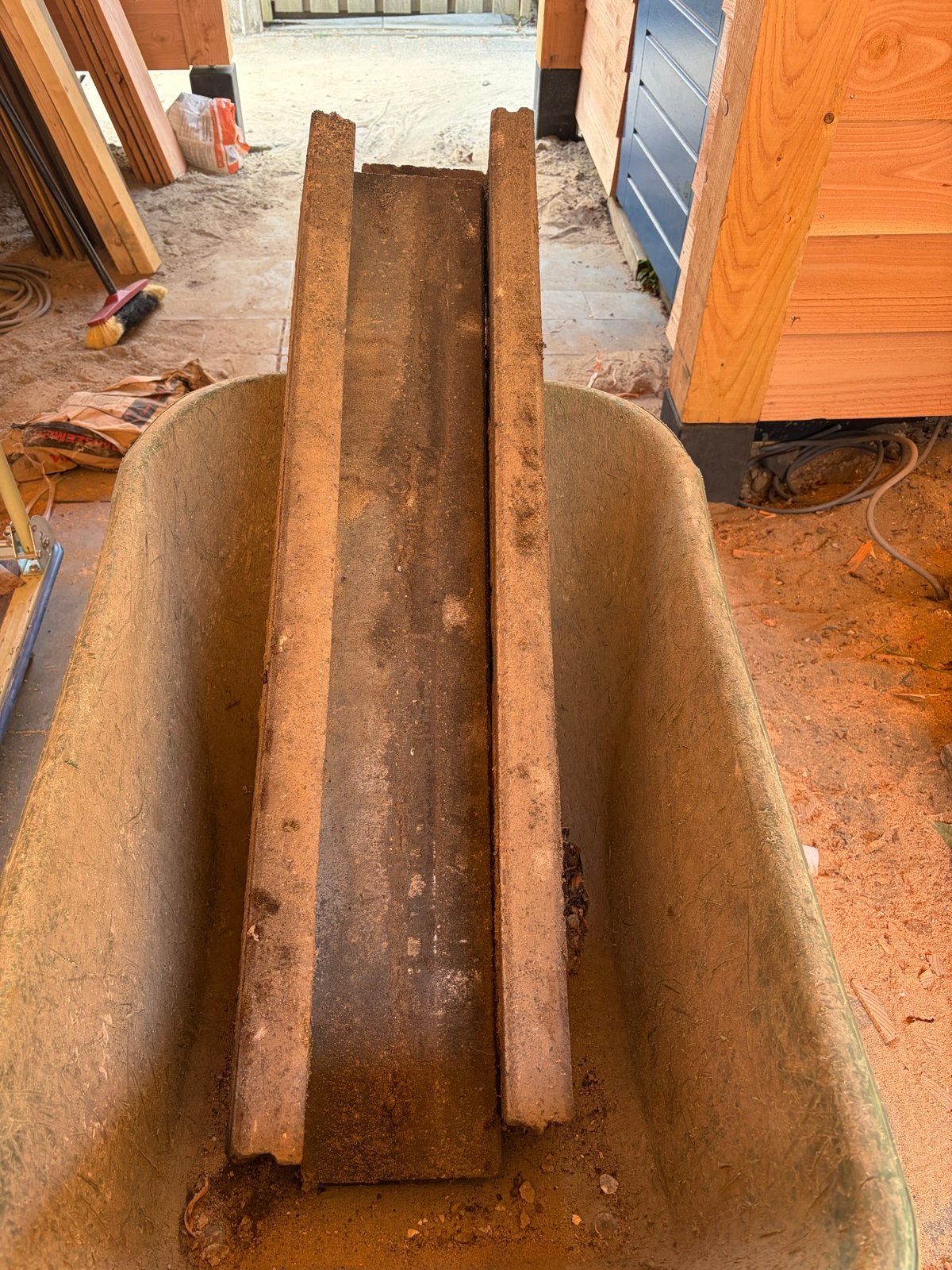 Gebruikte betonnen opsluitband, Ophalen, Gebruikt, Minder dan 25 cm, Border