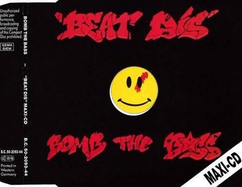 Bomb The Bass – Beat Dis CD Maxisingle 1988 💿, Verzenden, Maxi-single, Dance, Zo goed als nieuw