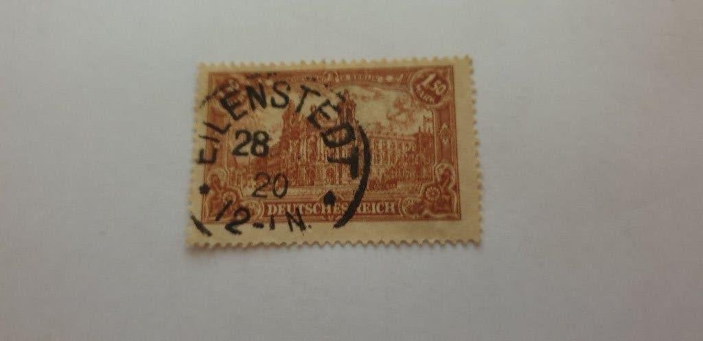 7008 deutsche reich 1920 reichspostambt berlin, Verzenden, BRD