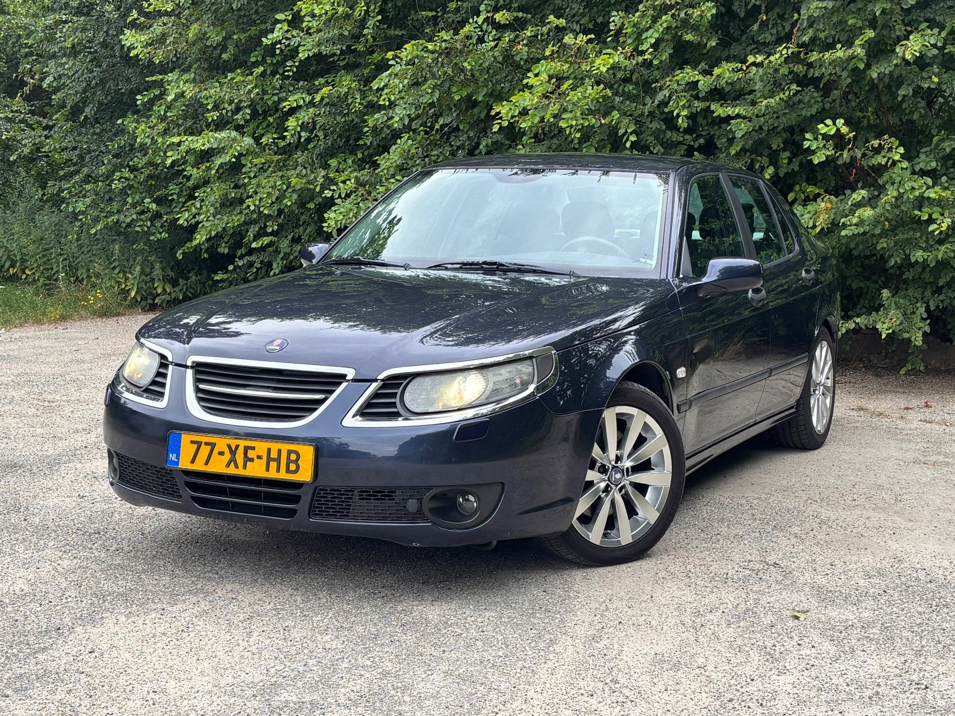 Saab 9-5 2.3t Arc | Cruise + Navi |, Voorwielaandrijving, 4 cilinders, 2290 cc, Blauw