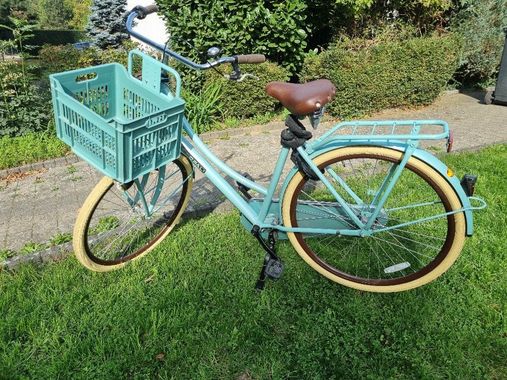 OPAL damesfiets mintgroen, Fietsen en Brommers, Terugtraprem, Gebruikt, (Extra) lage instap, 56 cm of meer