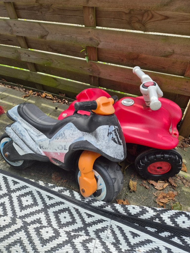 Loopmotor en loopauto, Ophalen, Gebruikt