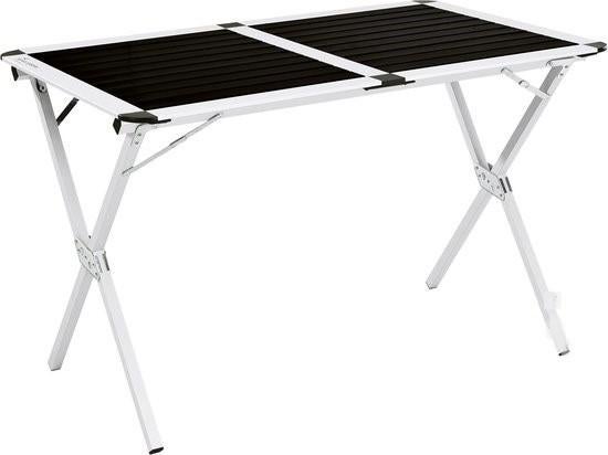 Hypercamp Campingtafel Oprolbaar 70 x 110 cm zwart/zilver, Ophalen of Verzenden, Gebruikt, Campingtafel