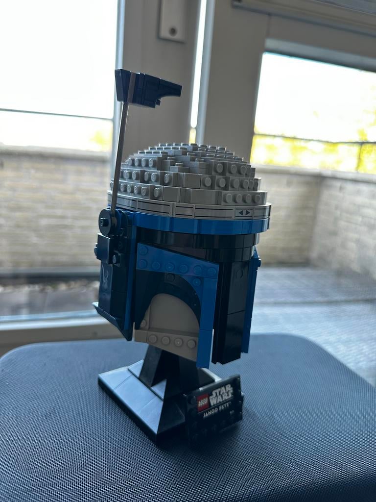 LEGO Star Wars Jango Fett Helm (75349), Ophalen of Verzenden, Zo goed als nieuw, Beeldje of Buste