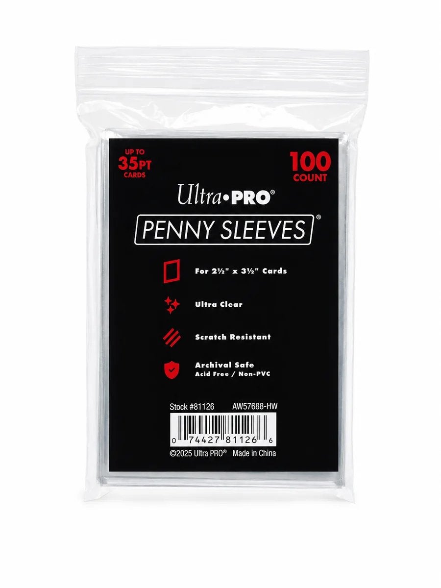 Ultra PRO Penny Sleeves - 100 stuks, Ophalen of Verzenden, Nieuw, Sleeves of Kaarthoesjes, Foil