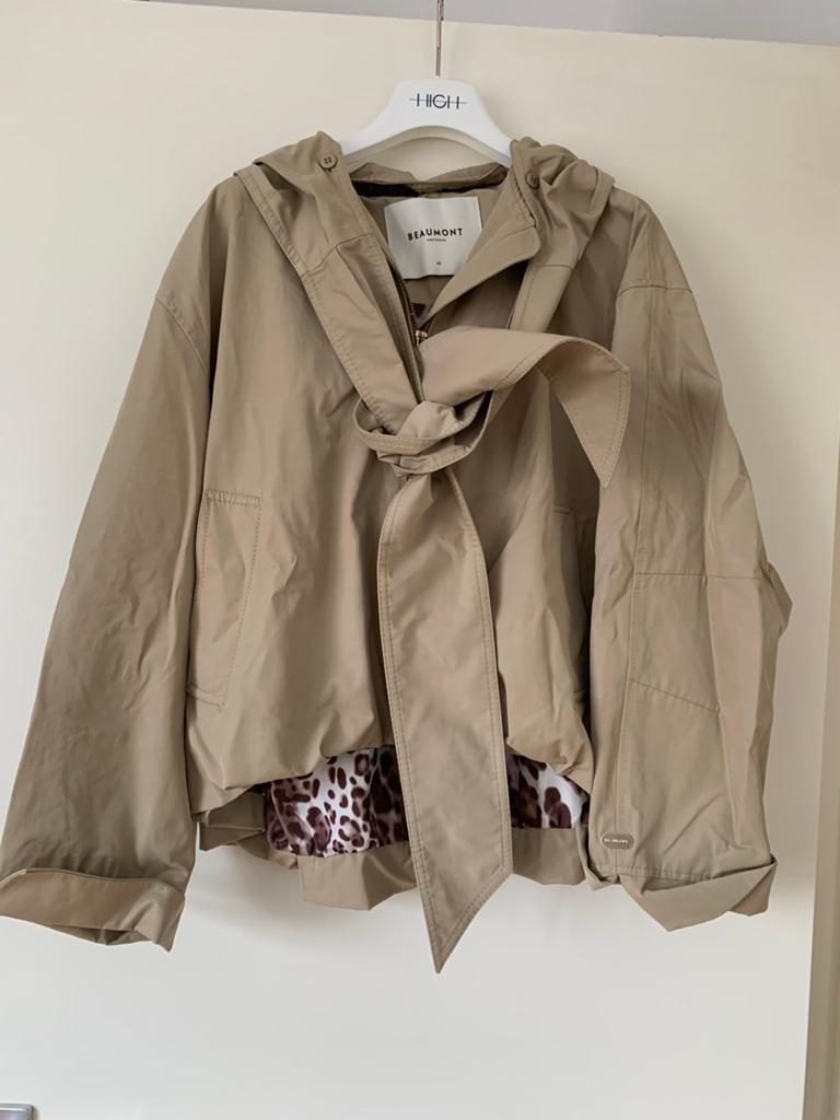 Beaumont, zomerjack, maat 40, Kleding | Dames, Jassen | Zomer, Zo goed als nieuw, Maat 38/40 (M), Beige, Ophalen of Verzenden