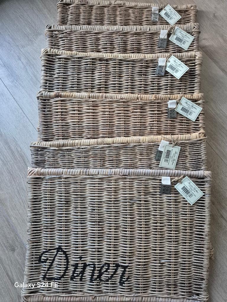 Rivera Maison rieten placemats, Overige materialen, Overige kleuren, Nieuw, Ophalen of Verzenden