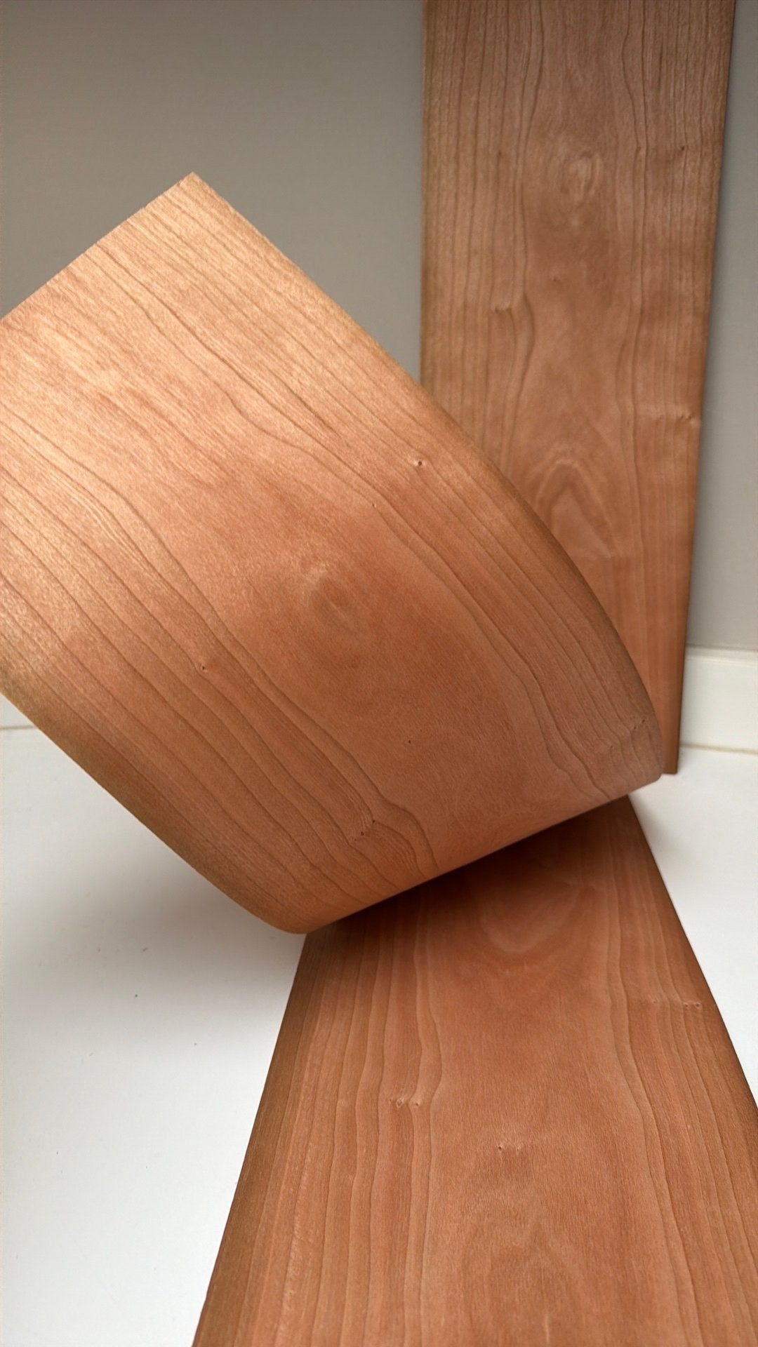 Kersen fineer 62x20cm 10 vel voor€7 tp, Almelo, Nieuw, Fineer, Ophalen of Verzenden