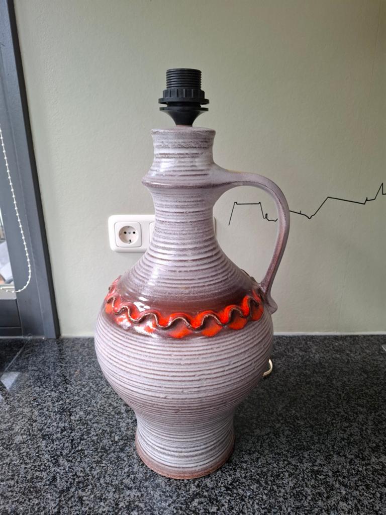 Mooie vintage West Germany vloerlamp N10631 45, Ophalen, Grijs, Vintage West Germany, Zo goed als nieuw