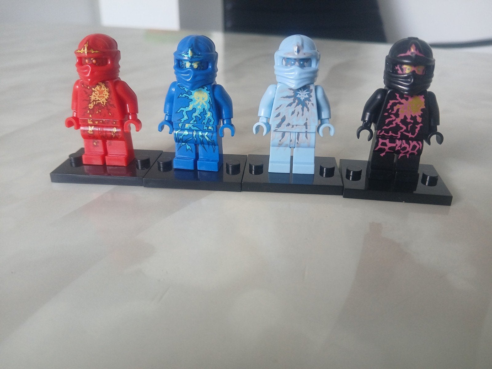 Ninjago NRG Kai, Jay, Zane, Cole, Ophalen of Verzenden