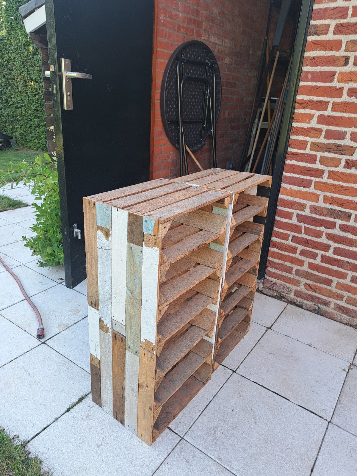 Leuke wijnkastjes van gerecycled hout, Ophalen of Verzenden, Hout, Minder dan 5 flessen