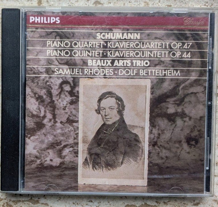 Schumann: Piano Quartet & Quintet - Beaux Arts Trio, Ophalen of Verzenden, Romantiek, Schumann, Inclusief doosje