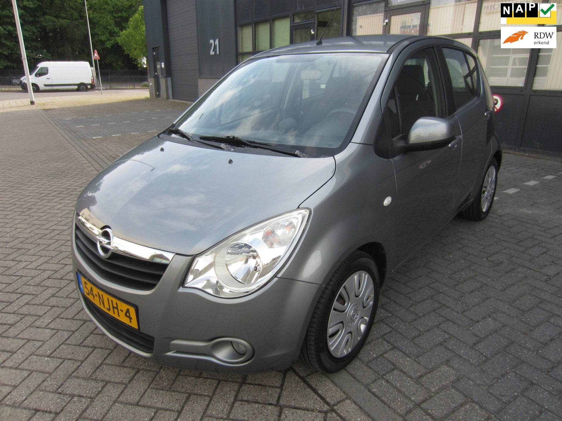 Opel Agila 1.0 Edition LPG 2010 Airco NAP! APK!, Gebruikt, 1011 kg, Elektrische ramen, 996 cc