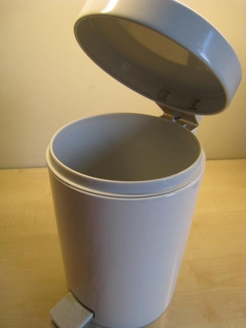 Vuilbak, pedaalemmer, Brabantia Pedalette, 3L, wit, nieuw!, 40 liter of meer, Ophalen of Verzenden, Nieuw, Kunststof