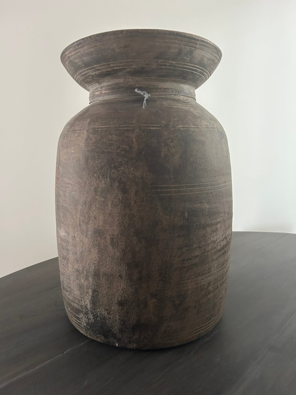 Hoffz XL houten kruik stoer - sober - landelijk, Ophalen of Verzenden, Zo goed als nieuw