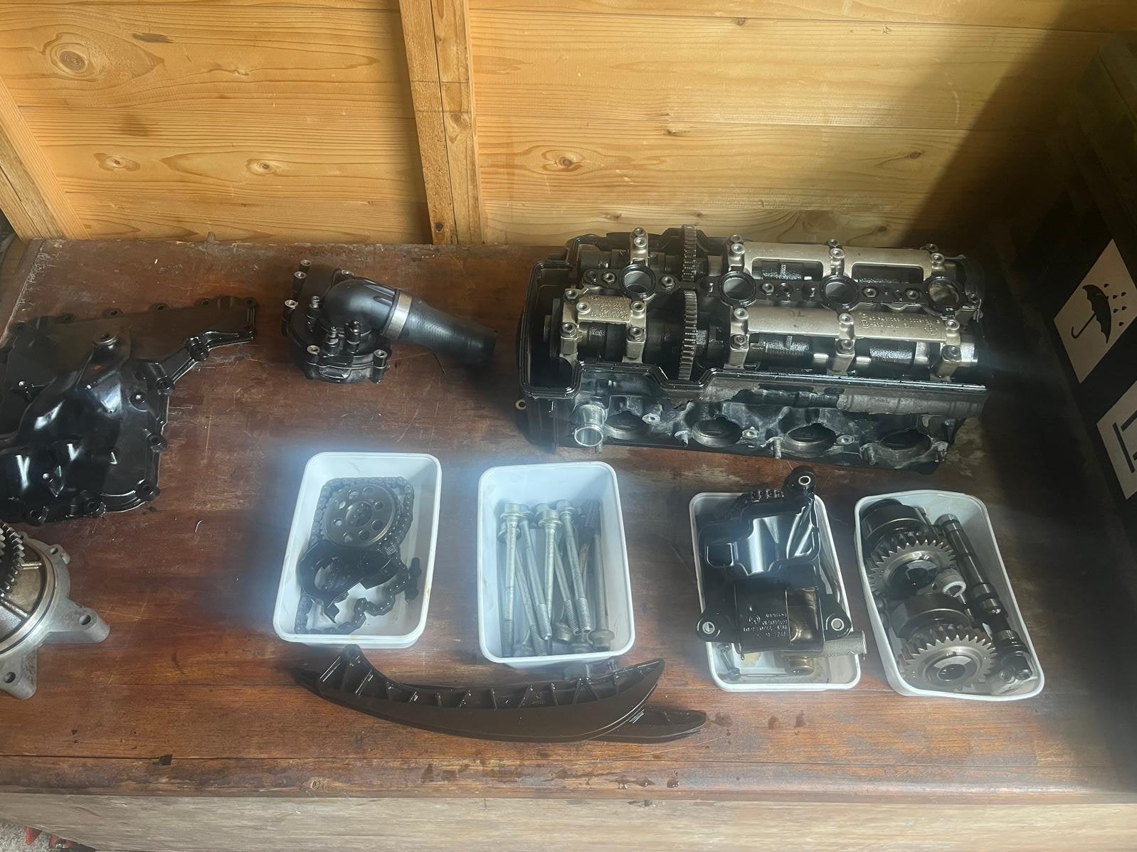BMW K1300R/S Cilinderkop nokkenas Water- Oliepomp Dynamo, Motoren, Ophalen of Verzenden, Gebruikt