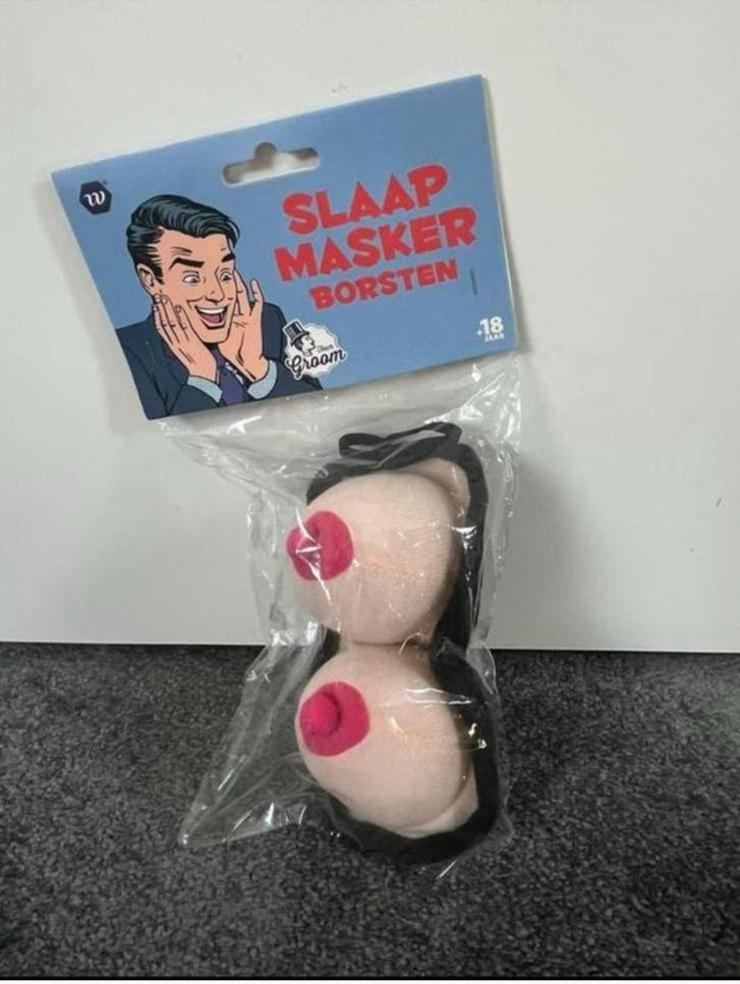 NIEUW - Oog slaapmasker borsten, Ophalen of Verzenden, Nieuw, Overige typen, Verjaardag