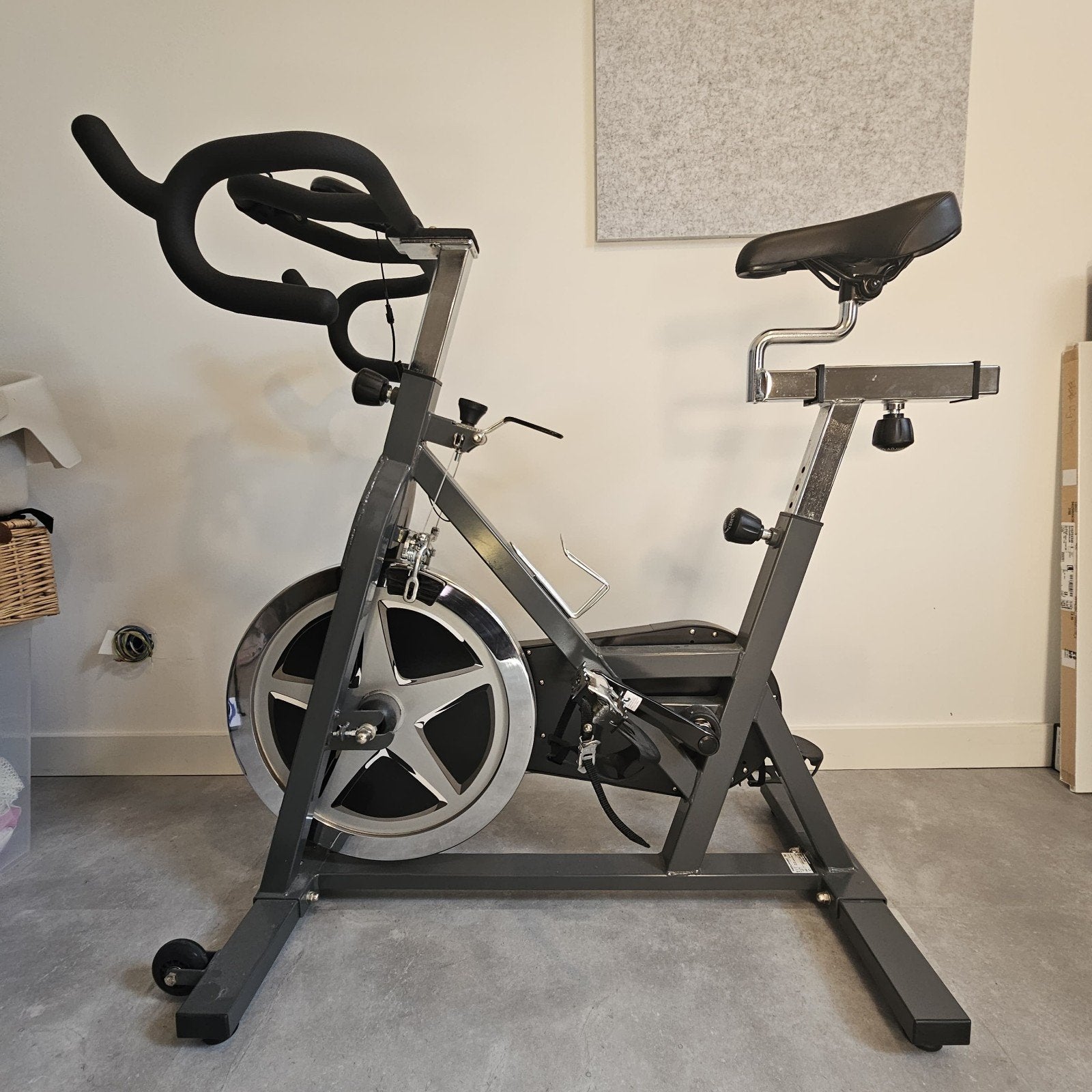 Tunturi Cardio Fit S30 Hometrainer / Spinningfiets - ZGAN, Ophalen, Spinningfiets, Zo goed als nieuw, Metaal