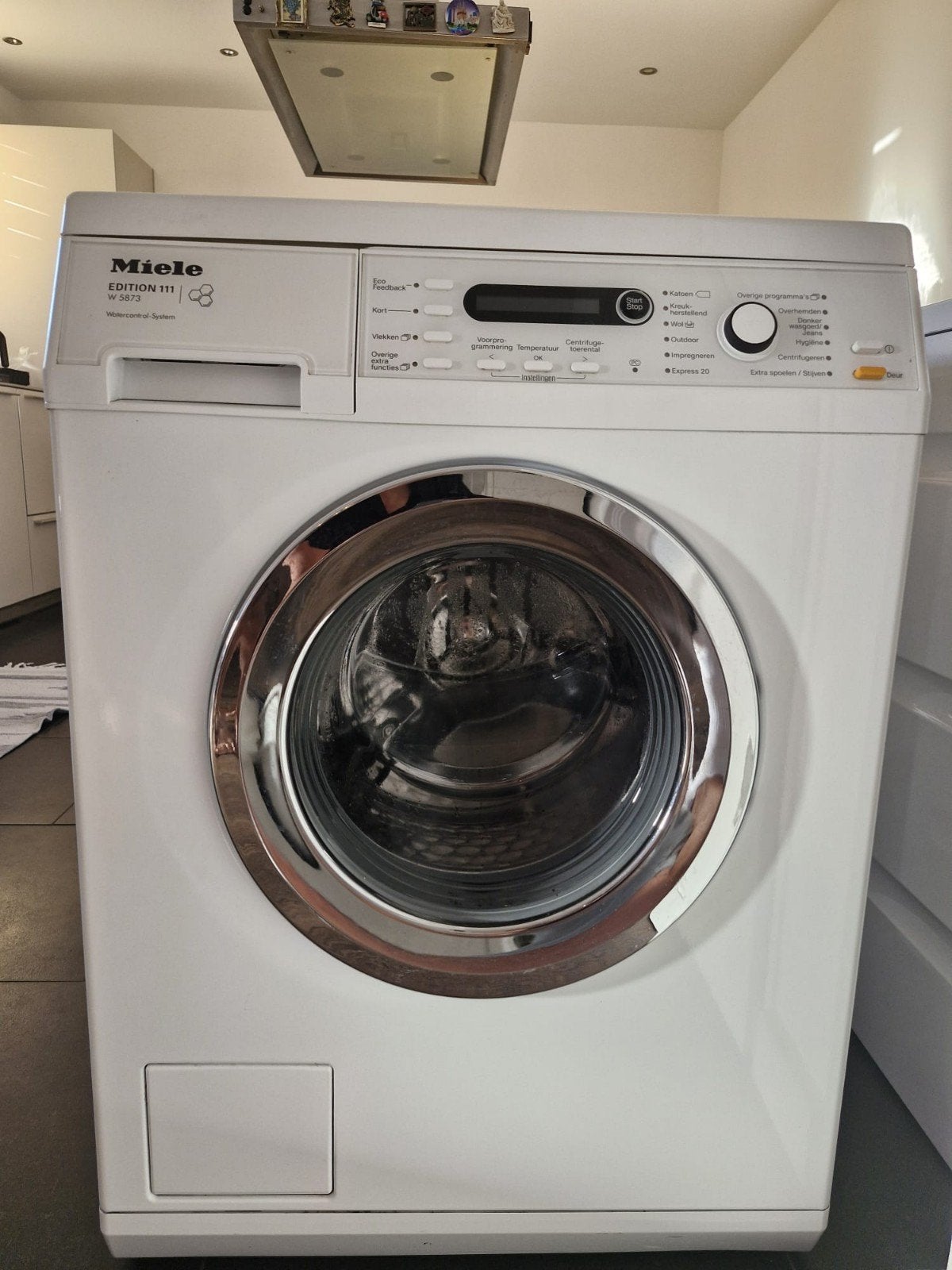 Miele W 5873 + T 8861 WP Edition 111 Was- en Droogset, Witgoed en Apparatuur, Wasmachines, Ophalen of Verzenden