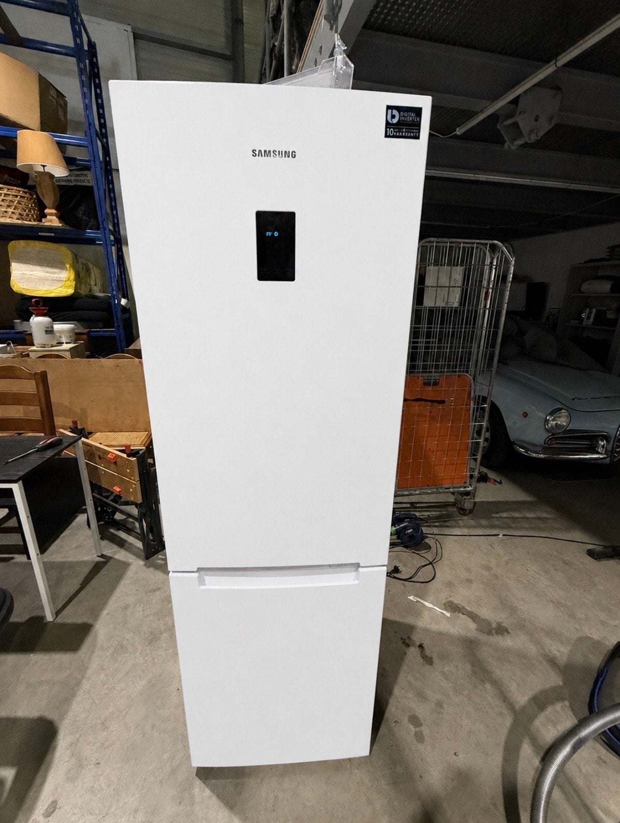 Samsung Koelkast met Vriezer - werkt perfect!, Witgoed en Apparatuur, Koelkasten en IJskasten, Ophalen, 200 liter of meer, 60 cm of meer