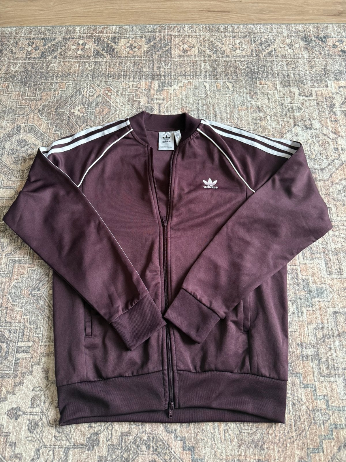 Adidas jack, Ophalen of Verzenden, Zo goed als nieuw, Rood