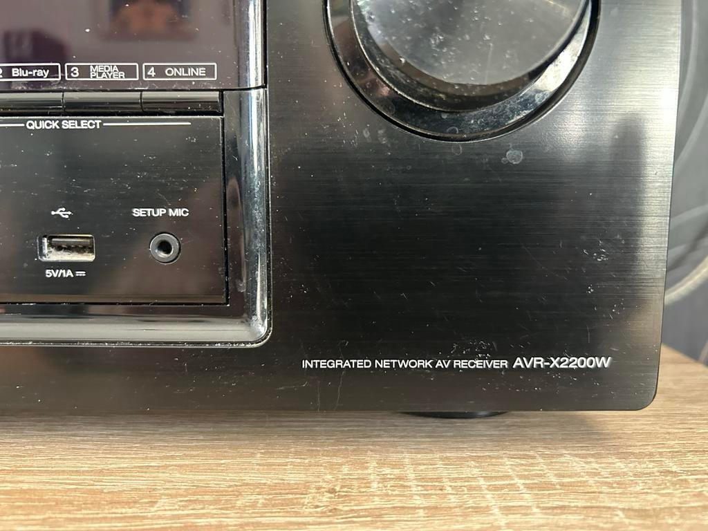 Denon AVR-X2200W AV Receiver - 7.2 kanaals, 4K Ultra HD, Audio, Tv en Foto, Versterkers en Receivers, Ophalen, Gebruikt, Denon